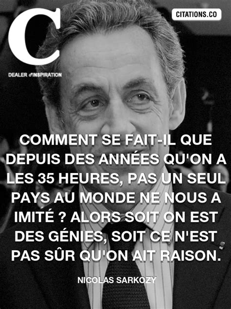 NICOLAS SARKOZY : 40 citations et phrases, ses plus belles pen.